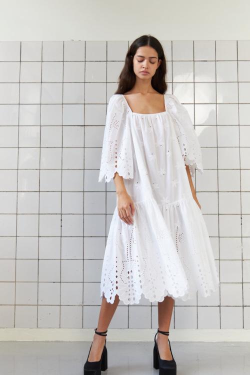 Mirabelle Dress - White