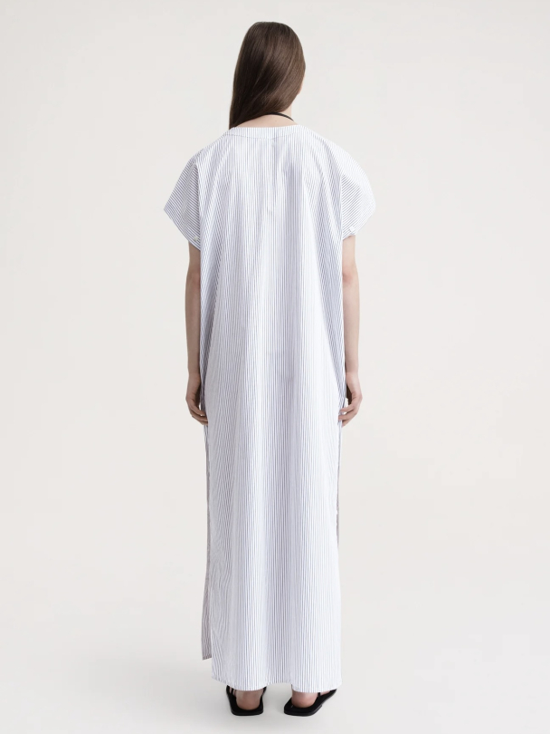 Striped Cotton Tunic Dress - Image 5