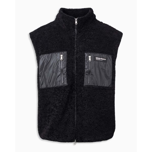 FRANKLIN FLEECE VEST BLACK