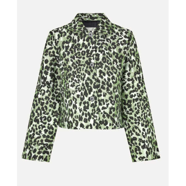 Kiana Jacket Abstract Leopard |Kiana Jacket Abstract Leopard fra Stine Goya