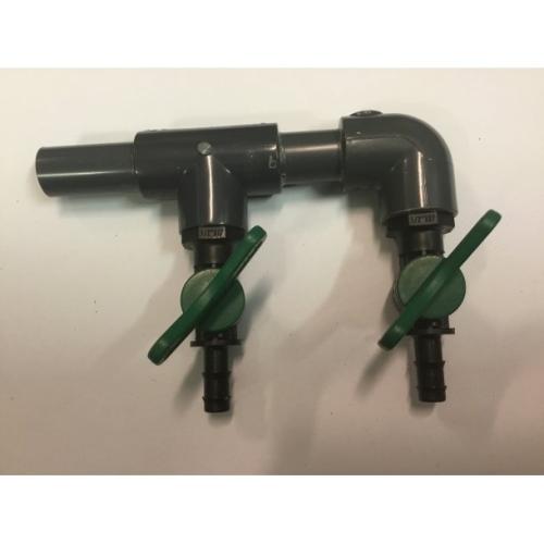 3 veis luftmanifoil pvc / 8mm / ø20