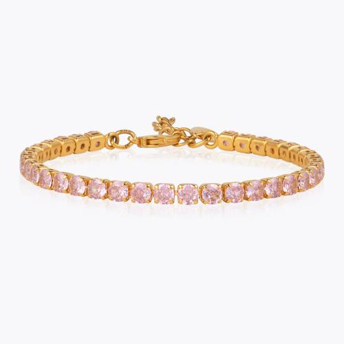 Zara Bracelet - Gold/Rosaline