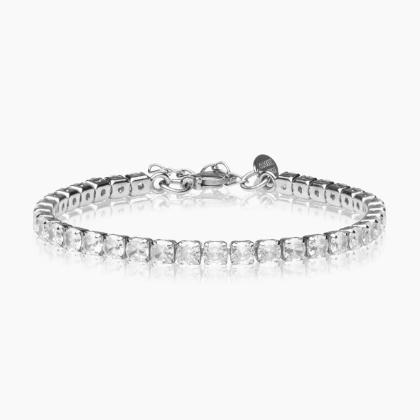Zara Bracelet - Silver Crystal 