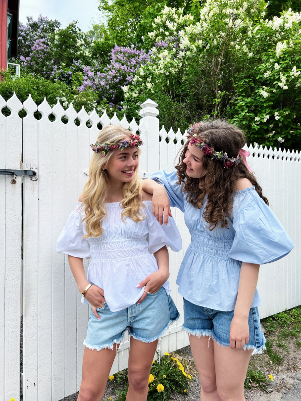 Zoey blouse - Powder blue - Image 5