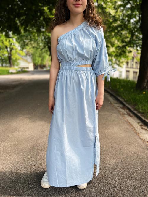 Frankie dress - Powder blue