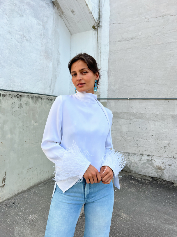 Patti Blouse - White - Image 4