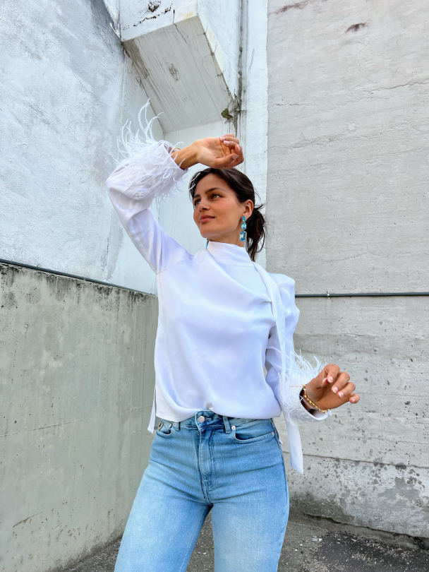 Patti Blouse - White - Image 5