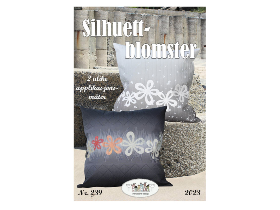 Siluett blomster