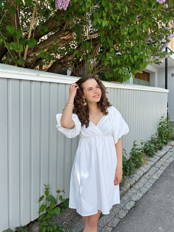 Bera Short Dress - Bright White  - Image 7