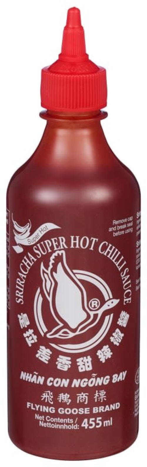 Sriracha Super Hot Chili Sauce 455ml