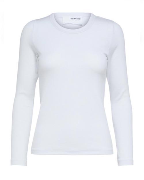 Dianna O-Neck Top - Bright White