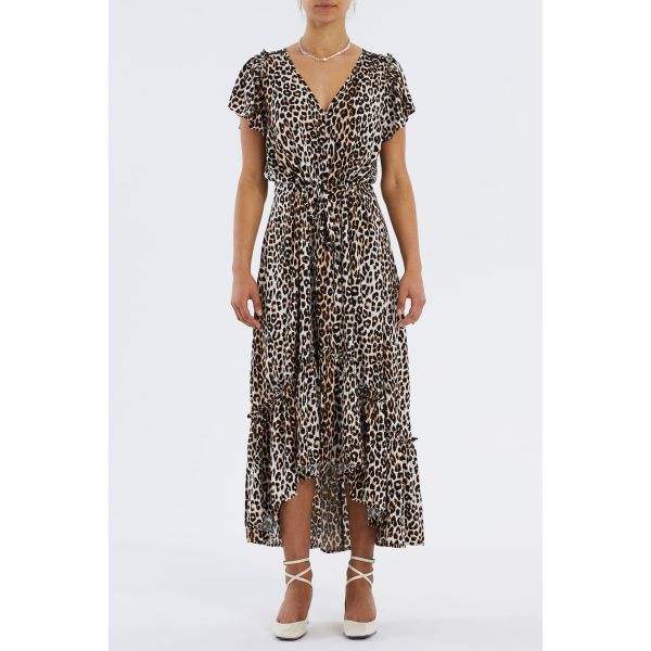 Odessa Dress - Leopard Print