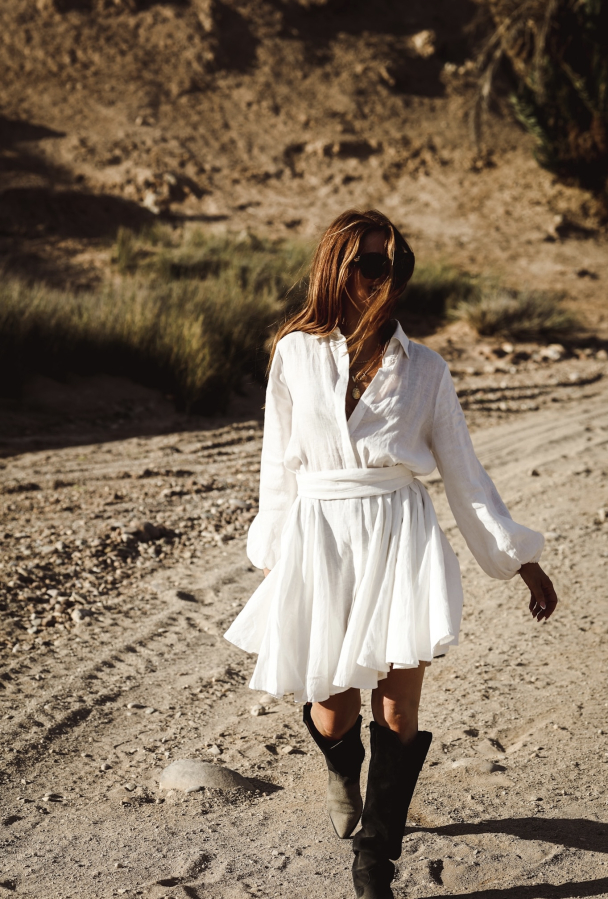 Bon Weekend Dress - Hvit  - Image 2