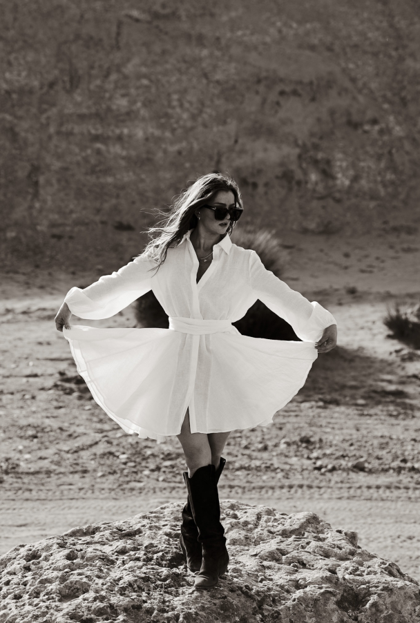 Bon Weekend Dress - Hvit  - Image 3