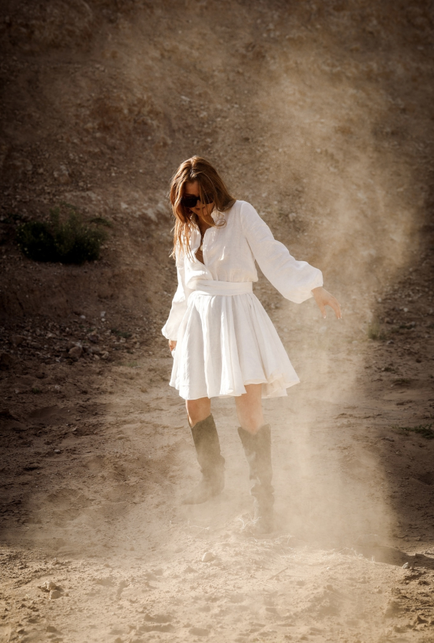 Bon Weekend Dress - Hvit  - Image 5