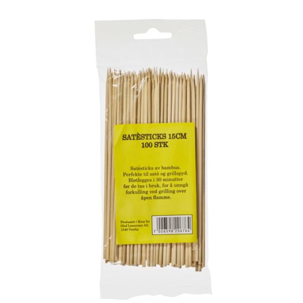 Satesticks Bambus 15cm 100stk