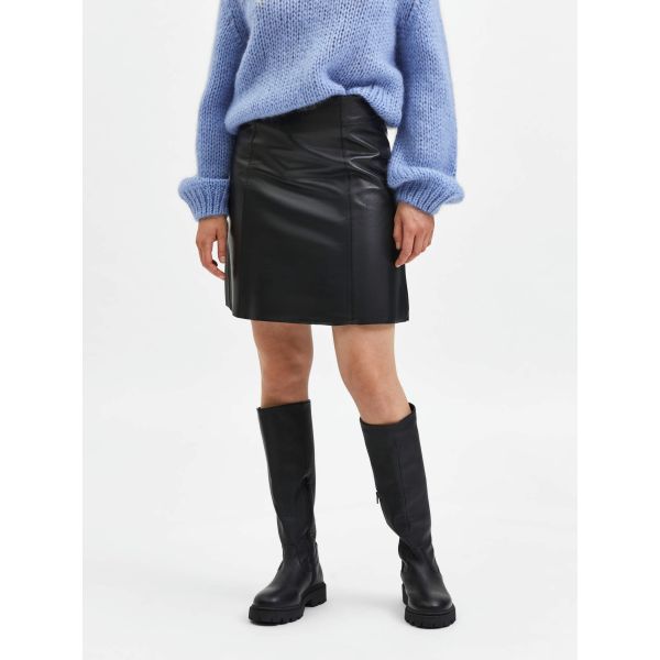 SELECTED FEMME Ibi Leather Skirt