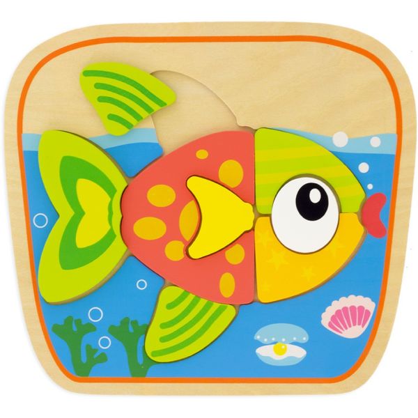 Puslespill i tre - Fisk
