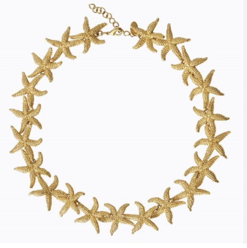 Sea Star Statement Necklace Gold