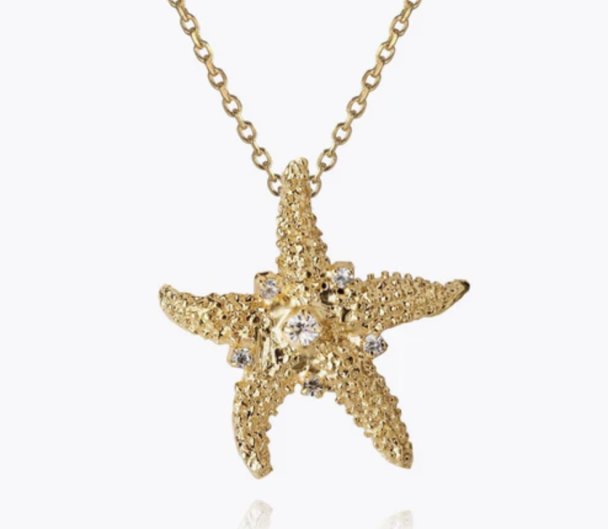 Sea Star Necklace Gold
