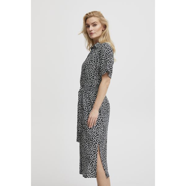 PXSINNY Black Wing Dress