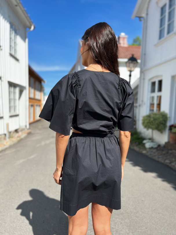 Dagny Waist Dress - Black  - Image 3