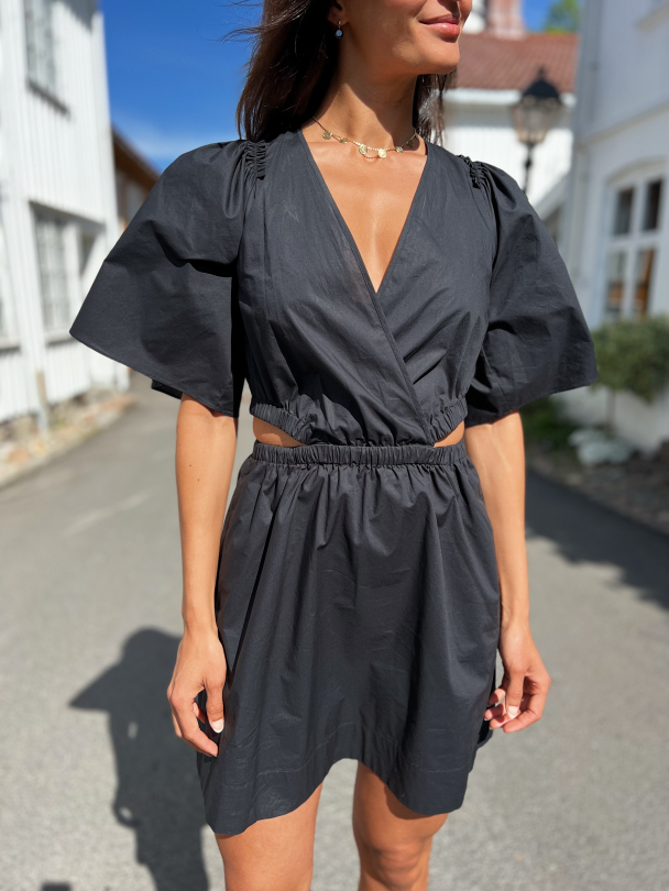 Dagny Waist Dress - Black  - Image 1