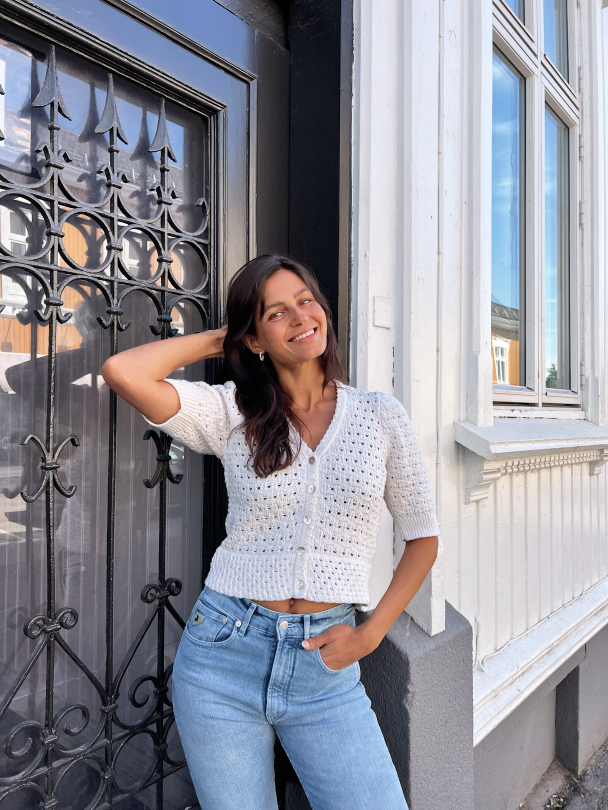 Turni Knit Cardigan - Antique White  - Image 5