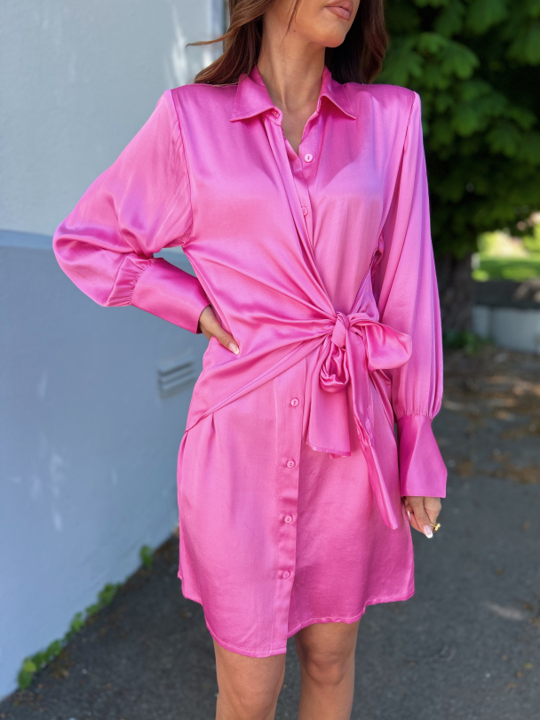 Noon Dress Hot Pink - Image 1