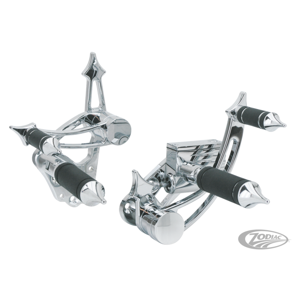 "GLADIATOR" BILLET ALUMINUM FORWARD CONTROL KITS FOR FX, FL AND SOFTAIL MODELS