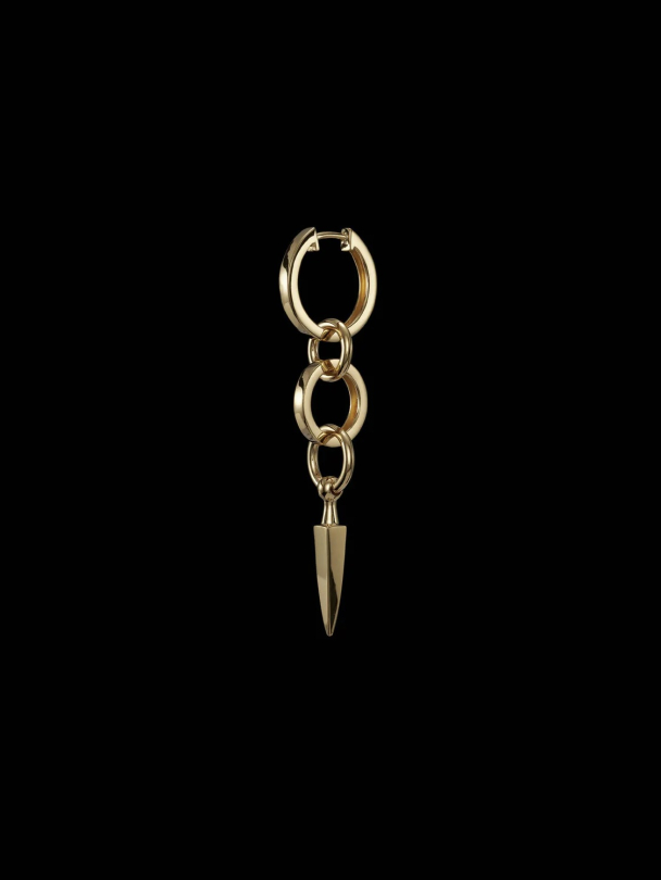 Chaos Queen Earring - Gold-plated Silver - Image 1