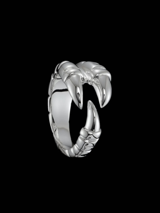 Claw Ring - Silver  - Image 1