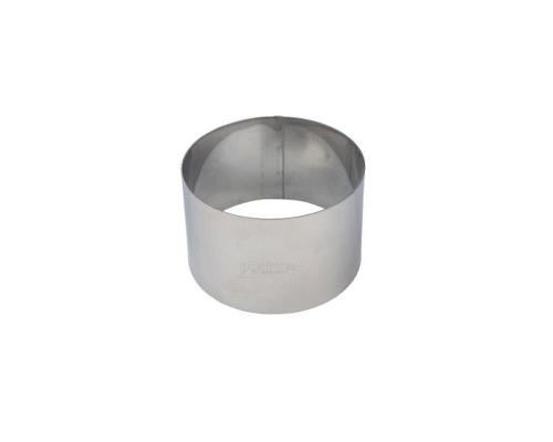 Kakering i stål Ø 9 cm, H 5,5 cm