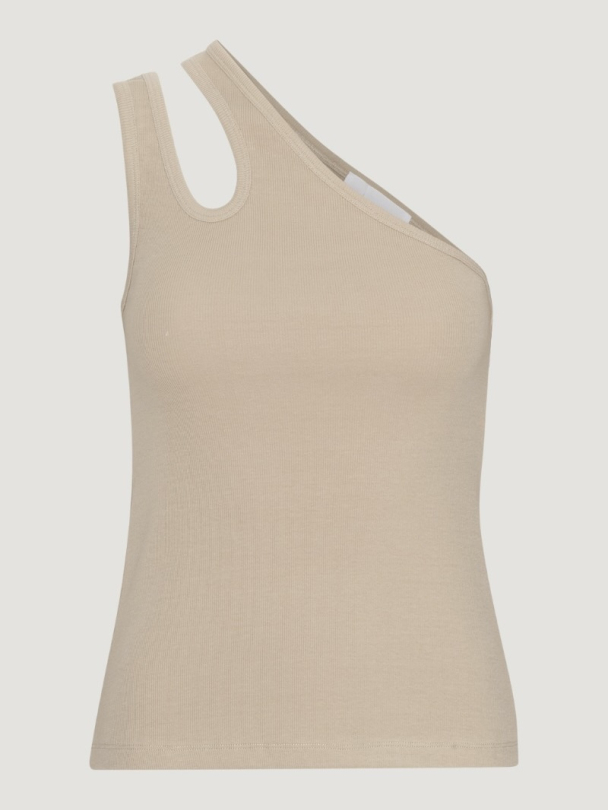 Rib Jersey Cut-Out Top - Image 2