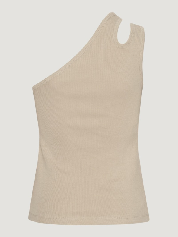 Rib Jersey Cut-Out Top - Image 3