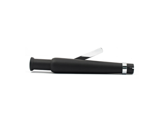 TRUMPET UNIVERSAL STRAIGHT MUFFLER 18-1/2" LONG BLACK
