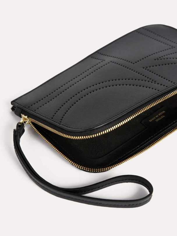 Monogram Leather Wristlet Pouch - Image 2