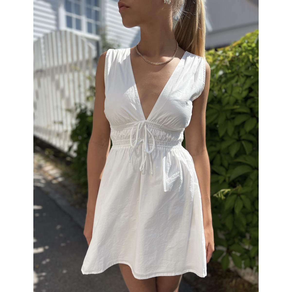 San Michele Mini Dress - White FAITHFULL THE BRAND - Seven Tønsberg