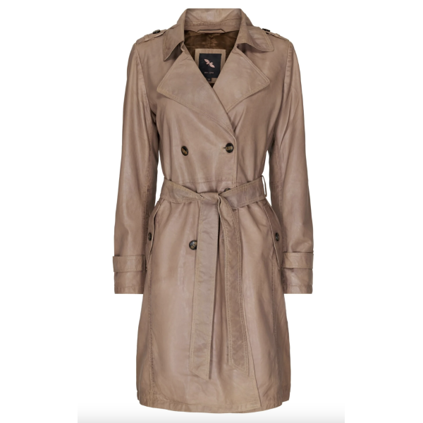 Trenchcoat i skinn | Trenchcoat i skinn fra Notyz