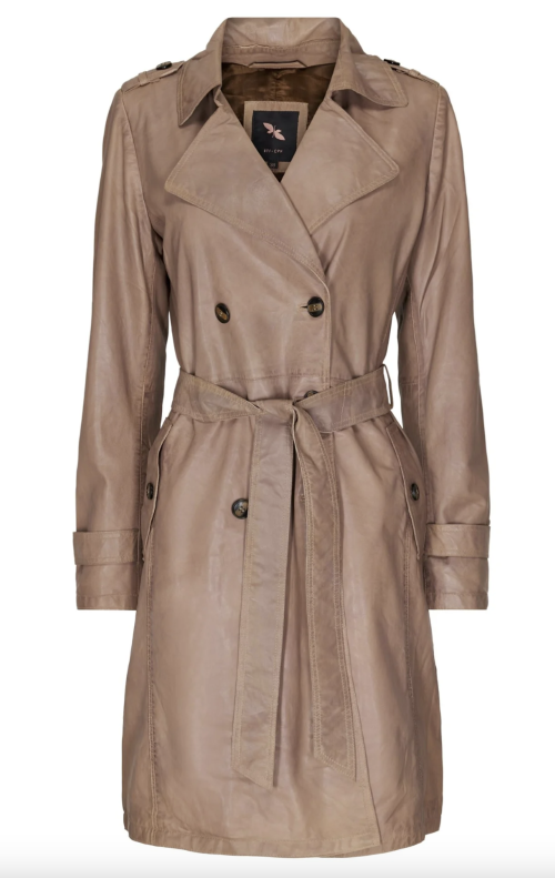 Trenchcoat i skinn | Trenchcoat i skinn fra Notyz