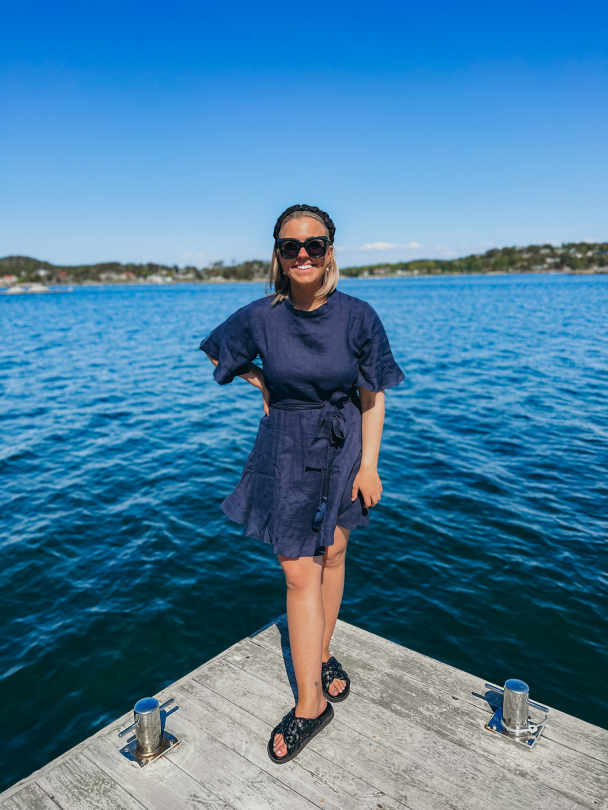 ELLA&IL Francesca Linen Dress - Image 1