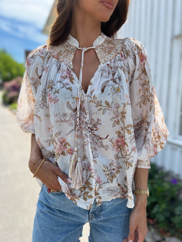 Bohemian Shirt - Flower Branches  - Image 1