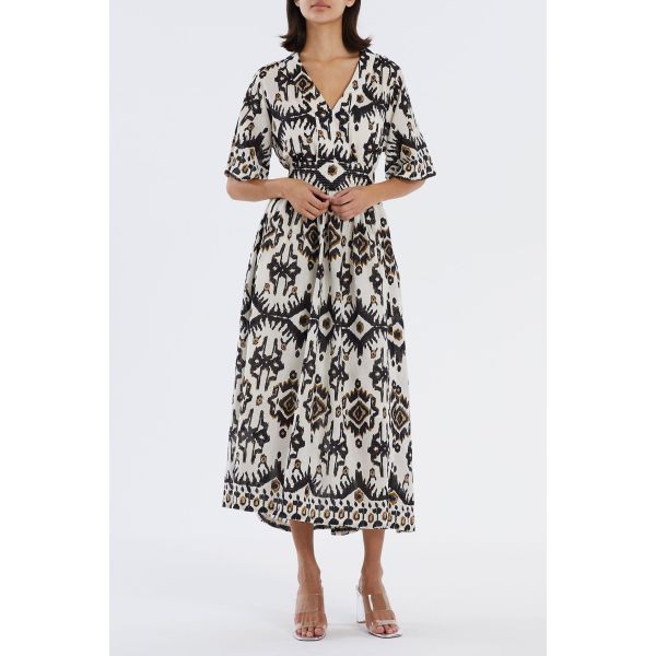 Sumia Dress - Aztec Print