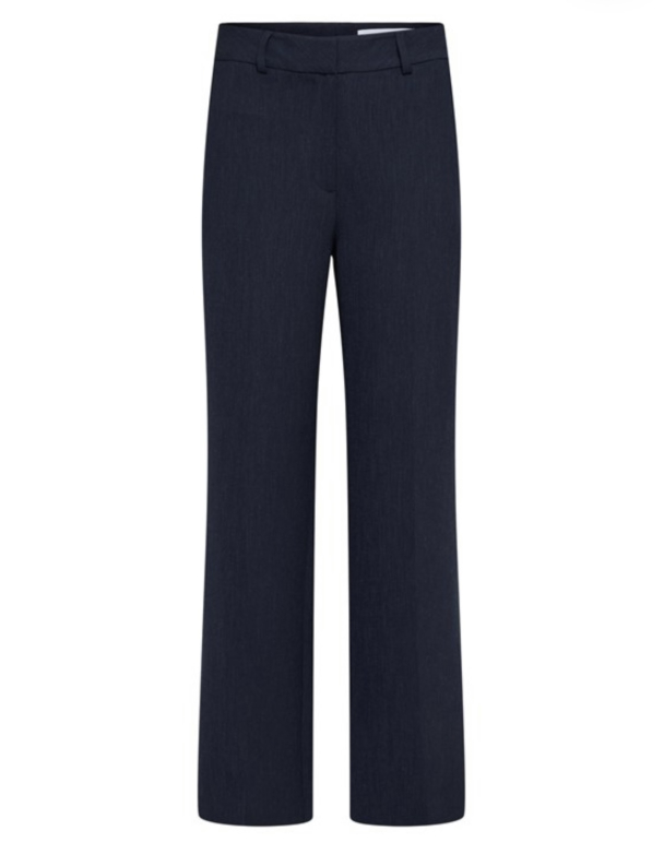 Rita Wide Pant - Dark Sapphire/Melange - Image 2