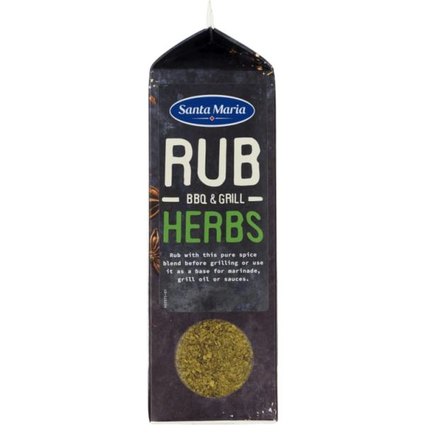 Marinade Rub&Dry Herbs 580g Santa Maria