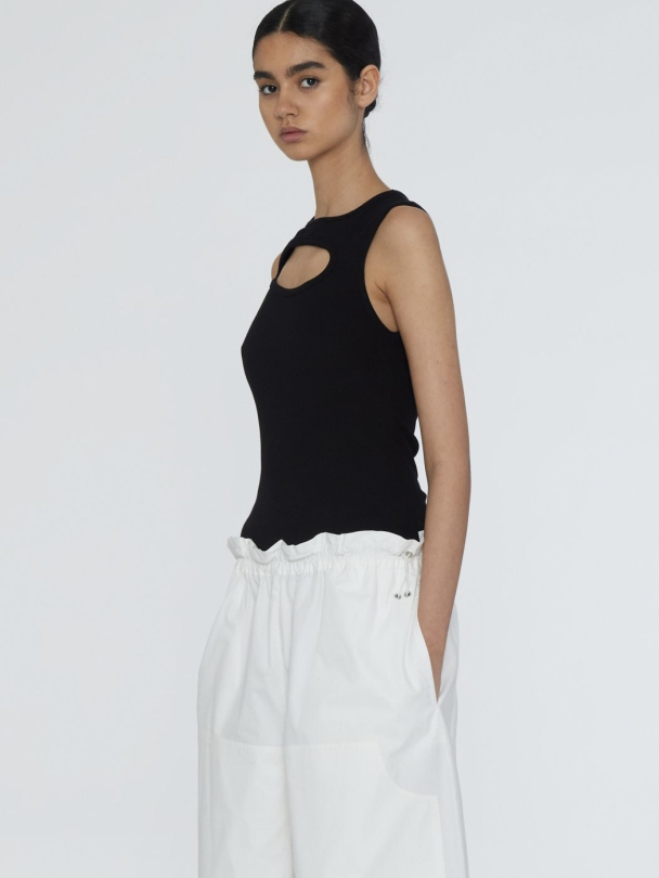 Jersey Cut-Out Top - Image 1