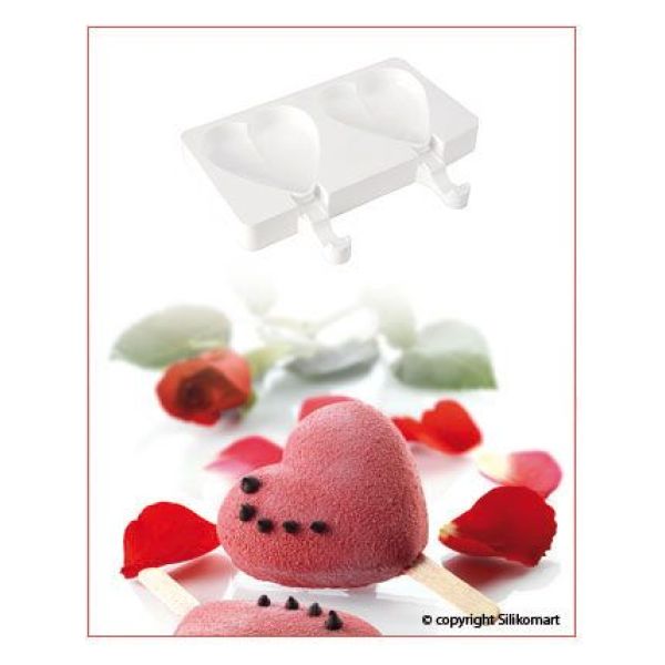 Iskremform silikon Heart 92x45hx27,5mm 