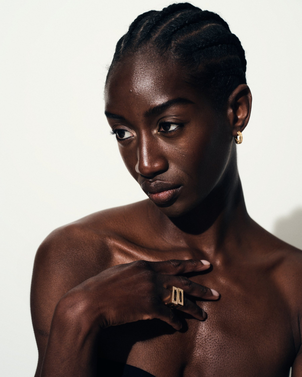 NOVA HOOPS SMALL GOLD - Image 2