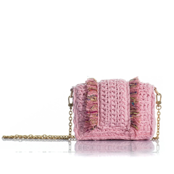The Ibiza Mini Crochet Baby Pink  - Image 3