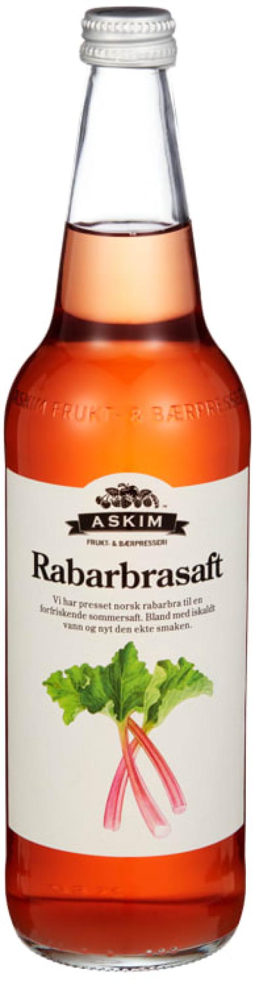 Rabarbrasaft 0,7L fl Askim